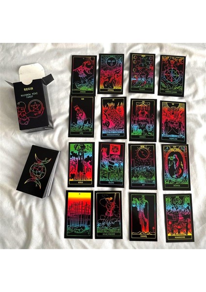 78 Kartlı Regin Mini Rainbow Tarot Destesi indirimleri