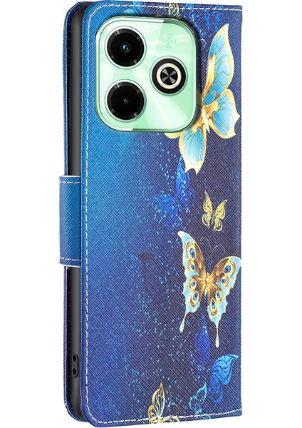 Infinix Hot 40 / Hot 40 Pro Deri Telefon Kılıfı Koruyucu Cüzdan Kapağı (Yurt Dışından) indirimleri