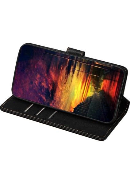 Tecno Camon 18 / 18P Telefon Kılıfı Pu Deri Flip Cüzdan Telefon Kapağı (Yurt Dışından)