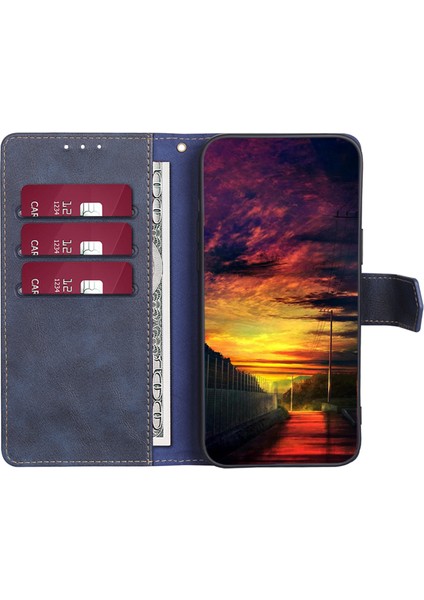Tecno Camon 18 / 18P Telefon Kılıfı Pu Deri Flip Cüzdan Telefon Kapağı (Yurt Dışından)