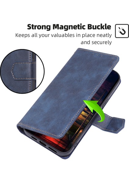 Tecno Camon 18 / 18P Telefon Kılıfı Pu Deri Flip Cüzdan Telefon Kapağı (Yurt Dışından)