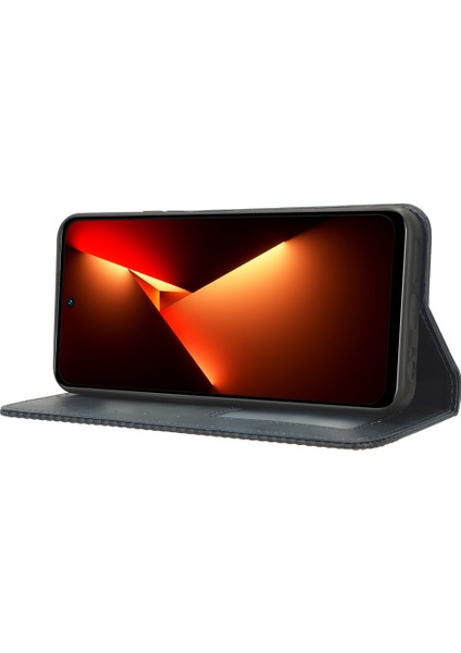 Tecno Pova Neo 3 4g Pu Deri Standı Cüzdan Kapak Çevirin Retro Telefon Kılıfı (Yurt Dışından) indirimleri