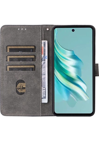 Tecno Spark 20 Askılı Pu Deri Cüzdan Telefon Kılıfı (Yurt Dışından)