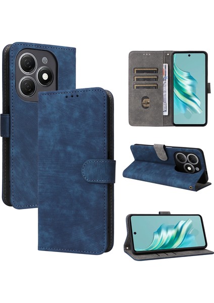 Tecno Spark 20 Askılı Pu Deri Cüzdan Telefon Kılıfı (Yurt Dışından)