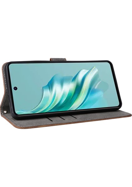 Tecno Spark 20 Askılı Pu Deri Cüzdan Telefon Kılıfı (Yurt Dışından)