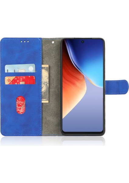 Tecno Camon 19 4g Manyetik Toka Telefon Kapağı Pu Deri Cüzdan Standı Kılıf (Yurt Dışından)