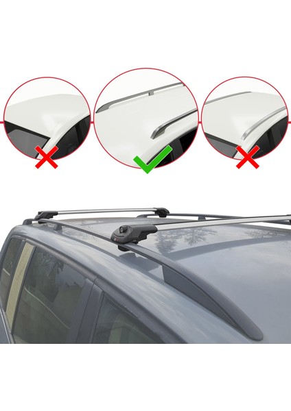 Mg Mg5 Ev 2022 ve Sonrası ile Uyumlu Ace-1 Ara Atkı Tavan Barı Gri fiyatları