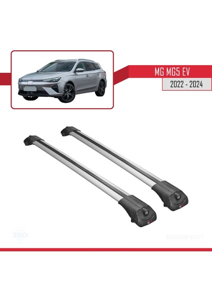Mg Mg5 Ev 2022 ve Sonrası ile Uyumlu Ace-1 Ara Atkı Tavan Barı Gri modelleri