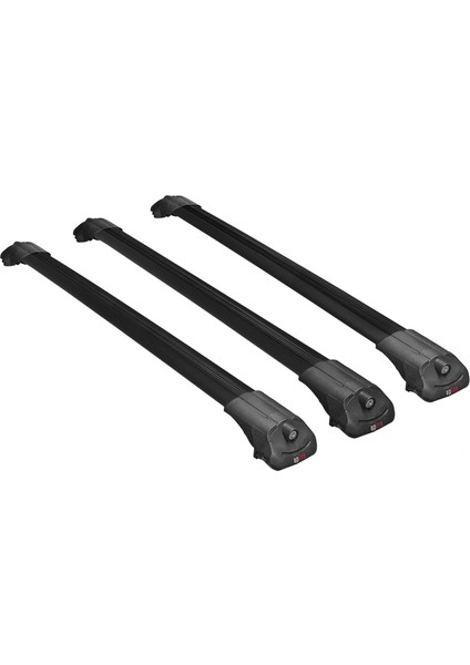 Peugeot Partner 2019-2022 Arası ile Uyumlu Ace-1 Ara Atkı Tavan Barı Siyah 3 Adet Bar