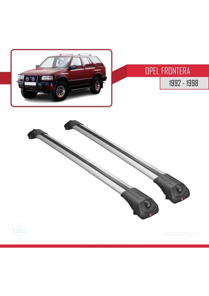 Opel Frontera 1992-1998 Arası ile Uyumlu Ace-1 Ara Atkı Tavan Barı Gri modelleri
