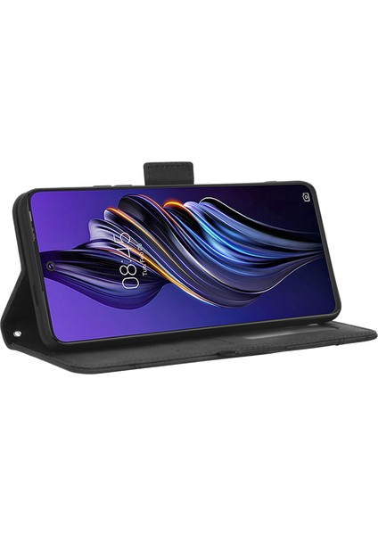 Tecno Pova 3 4g Çoklu Kart Yuvaları Pu Deri Flip Standı Cüzdan Kılıf (Yurt Dışından)