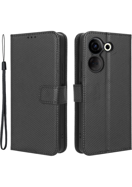 Tecno Camon 20 Pro 4g / 20 4g Pu Deri Cüzdan Kılıf (Yurt Dışından)