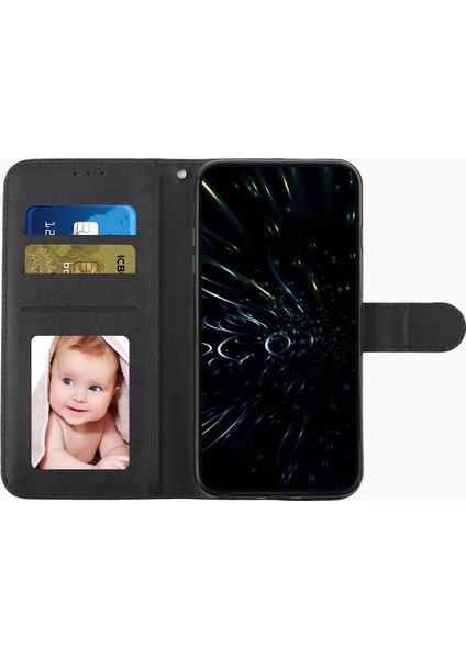 Tecno Camon 20 4g / 20 Pro 4g Pu Deri Cüzdan Kılıf Cep Telefonu Düşmeyi Önleyici Kapak (Yurt Dışından)