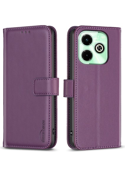 Infinix Hot 40 / Hot 40 Pro Cüzdan Kılıf Pu Deri Kapak Standı (Yurt Dışından)