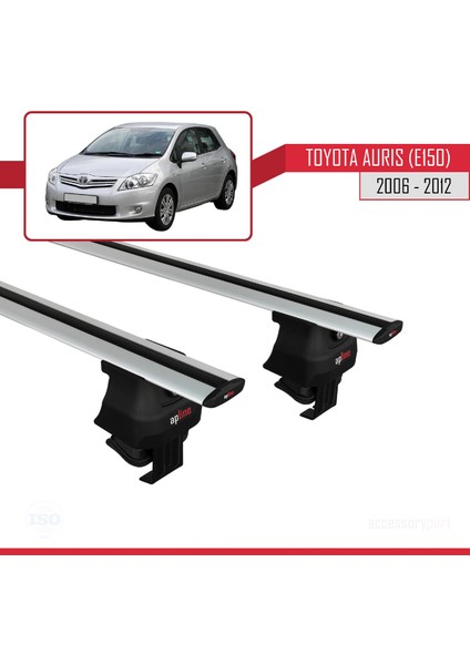 Toyota Auris / Corolla (E150) 2006-2012 Arası ile Uyumlu Ace-4 Ara Atkı Tavan Barı Gri