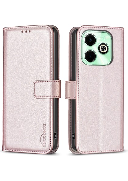 Infinix Hot 40 / Hot 40 Pro Cüzdan Kılıf Pu Deri Kapak Standı (Yurt Dışından)