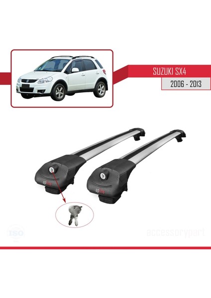 Suzuki Sx4 2006-2013 Arası ile Uyumlu Ace-1 Ara Atkı Tavan Barı Gri fırsatları