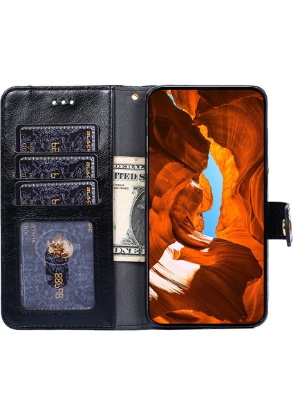 Tecno Spark 10 4g Standı Kabuk Fermuarlı Cep Pu Deri Telefon Kılıfı Kayış (Yurt Dışından)