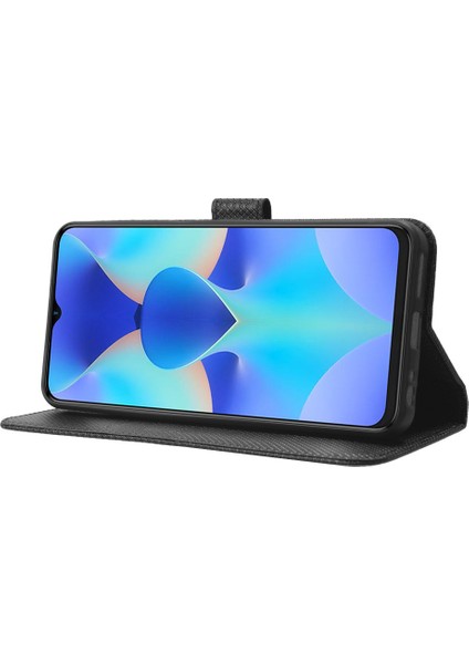 Tecno Spark 10 4g Folio Deri Koruyucu Telefon Kapak Standı Cüzdan Kılıf (Yurt Dışından)