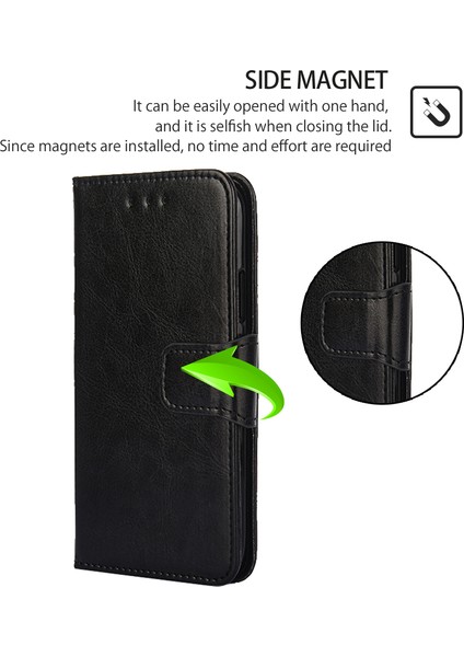 Tecno Spark 10 4g Pu Deri Cüzdan Telefon Kılıfı Koruyucu Kapak (Yurt Dışından)