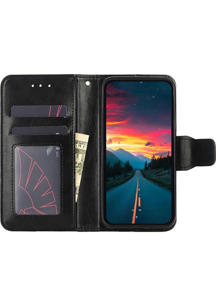 Tecno Spark 10 4g Pu Deri Cüzdan Telefon Kılıfı Koruyucu Kapak (Yurt Dışından)