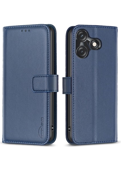Tecno Spark 10 4g / 10C 4g Pu Deri Telefon Kılıfı (Yurt Dışından)