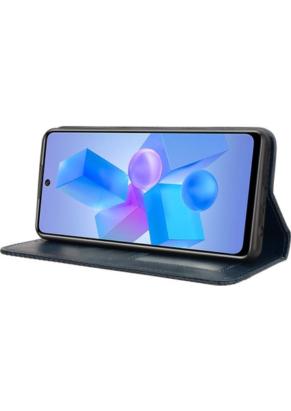 Infinix Hot 40 / Hot 40 Pro Deri Kılıf Manyetik Kapanan Telefon Kapağı (Yurt Dışından) fırsatları