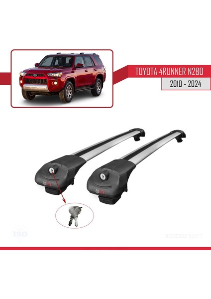 Toyota 4runner (N280) 2010 ve Sonrası ile Uyumlu Ace-1 Ara Atkı Tavan Barı Gri fırsatları
