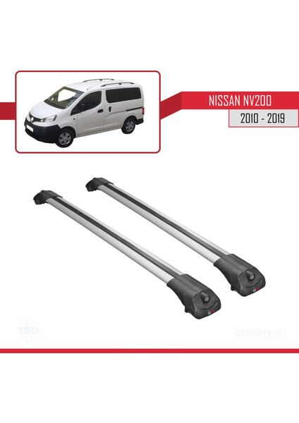 Nissan NV200 2010-2019 Arası ile Uyumlu Ace-1 Ara Atkı Tavan Barı Gri modelleri