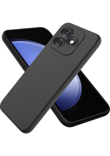 Tecno Spark 20 Sıvı Silikon Kılıf Yumuşak Astarlı Telefon Kılıfı Askılı (Yurt Dışından)