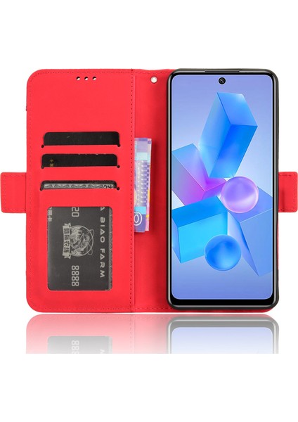 Infinix Hot 40 / Hot 40 Pro Çok Yuvalı Deri Cüzdan Kılıf Telefon Kapağı (Yurt Dışından) fırsatları