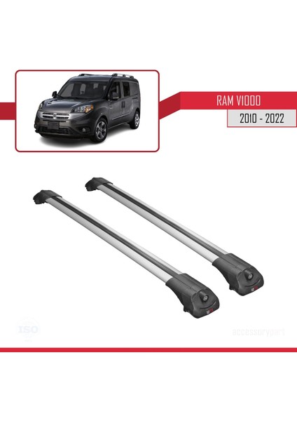 Ram V1000 2010-2022 Arası ile Uyumlu Ace-1 Ara Atkı Tavan Barı Gri modelleri