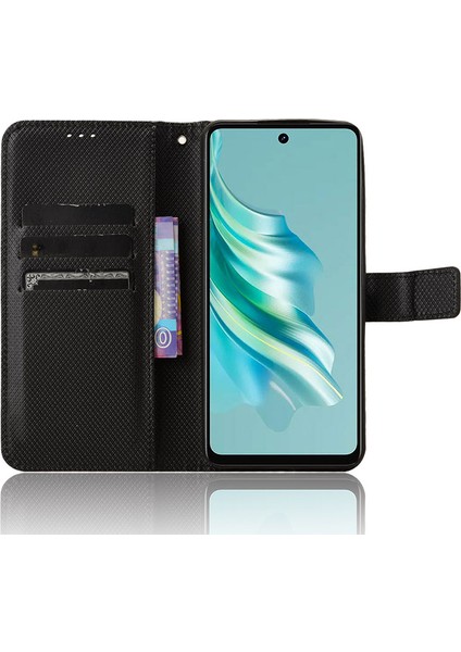 Tecno Spark 20 Deri Cüzdan Standı Telefon Koruyucu (Yurt Dışından)