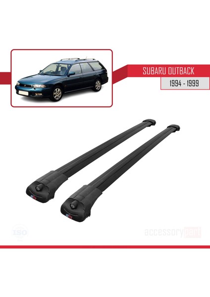Subaru Outback 1994-1999 Arası ile Uyumlu Ace-1 Ara Atkı Tavan Barı Siyah modelleri
