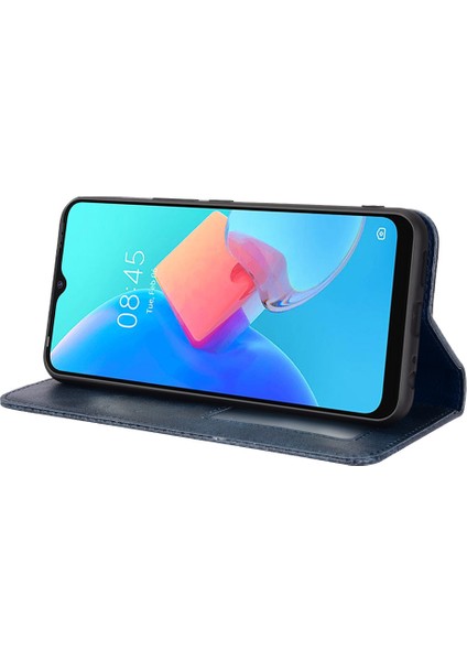 Tecno Spark 8c 4g/spark Go 2022 Deri Halkalı Telefon Kılıfı Kılıfı Retro Doku Cüzdan Telefon Kapağı (Yurt Dışından) indirimleri