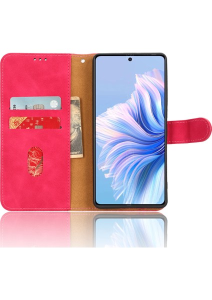Tecno Camon 20 4g Deri Kılıf Cüzdan Cilt Dokunmatik Telefon Kapağı (Yurt Dışından)