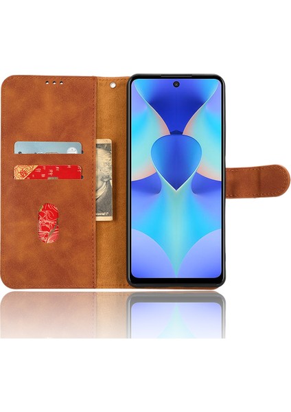 Tecno Spark 10 Pro Cüzdan Standı Manyetik Koruyucu Telefon Kapağı (Yurt Dışından)