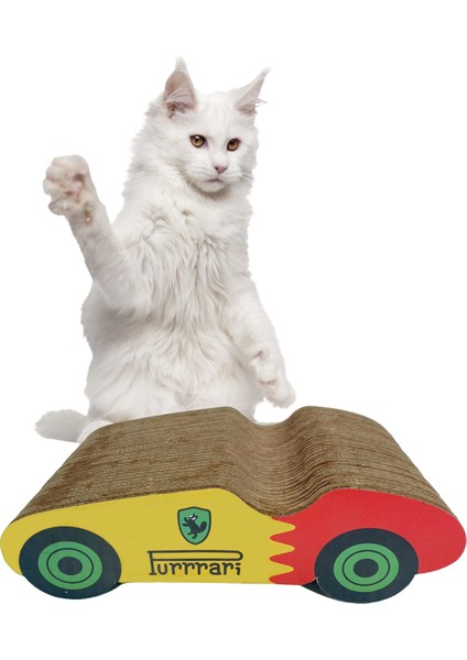Purrari Kedi Tırmalama Kartonu 30 Cm Kediler Için Tırmalama Tahtası Kedi Tırnak Bakımı