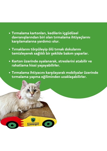Purrari Kedi Tırmalama Kartonu 30 Cm Kediler Için Tırmalama Tahtası Kedi Tırnak Bakımı fırsatları