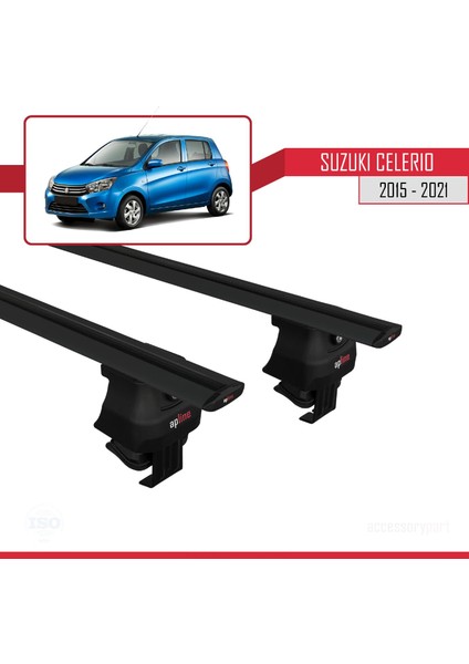 Suzuki Celerio 2015-2021 Arası ile Uyumlu Ace-4 Ara Atkı Tavan Barı Siyah fırsatları