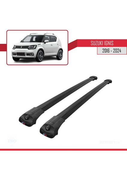 Suzuki Ignıs 2016 ve Sonrası ile Uyumlu Ace-1 Ara Atkı Tavan Barı Siyah modelleri