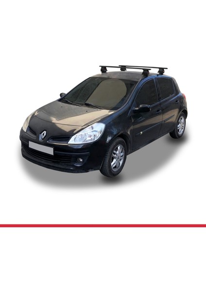 Renault Clio Iıı 2006-2012 Arası ile Uyumlu Ace-4 Ara Atkı Tavan Barı Siyah