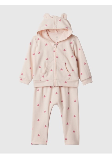 Erkek Bebek Pembe 2'li Outfit Set