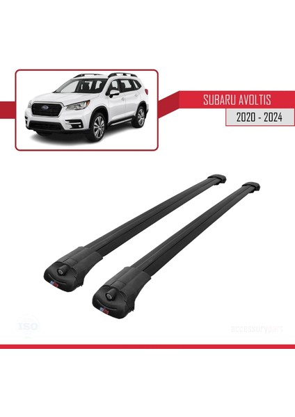 Subaru Evoltis 2020 ve Sonrası ile Uyumlu Ace-1 Ara Atkı Tavan Barı Siyah modelleri