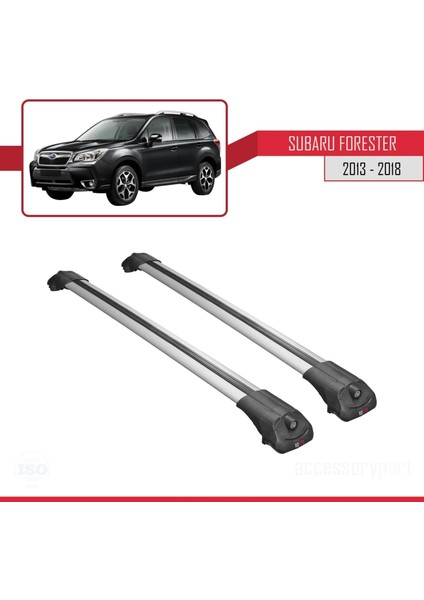 Subaru Forester 2013-2018 Arası ile Uyumlu Ace-1 Ara Atkı Tavan Barı Gri modelleri