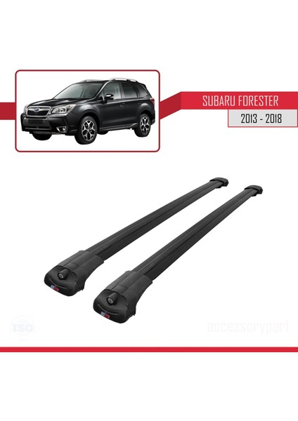 Subaru Forester 2013-2018 Arası ile Uyumlu Ace-1 Ara Atkı Tavan Barı Siyah modelleri