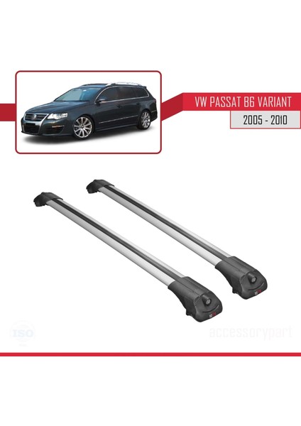 Volkswagen Passat (B6) Varıant 2005-2010 Arası ile Uyumlu Ace-1 Ara Atkı Tavan Barı Gri