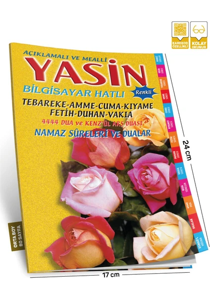 Yasin-i Şerif Açıklamalı ve Mealli Sarı Renk