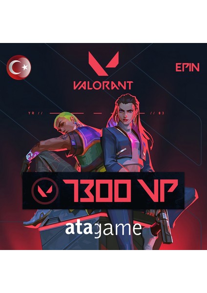 7300 Vp Valorant Points Tr