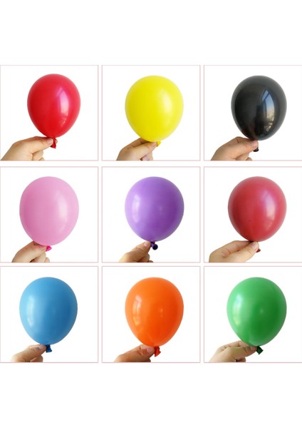 100 Adet 5 Inch Mini Lateks Dekorasyon Balon